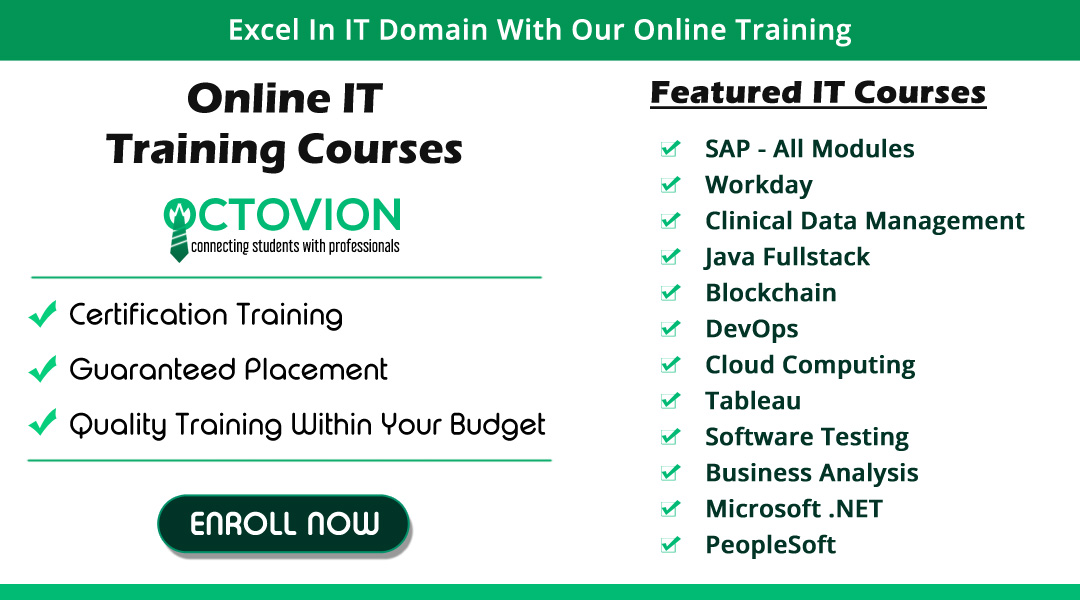 Online IT Training and Placement In Most Popular IT Skills IT skills.
